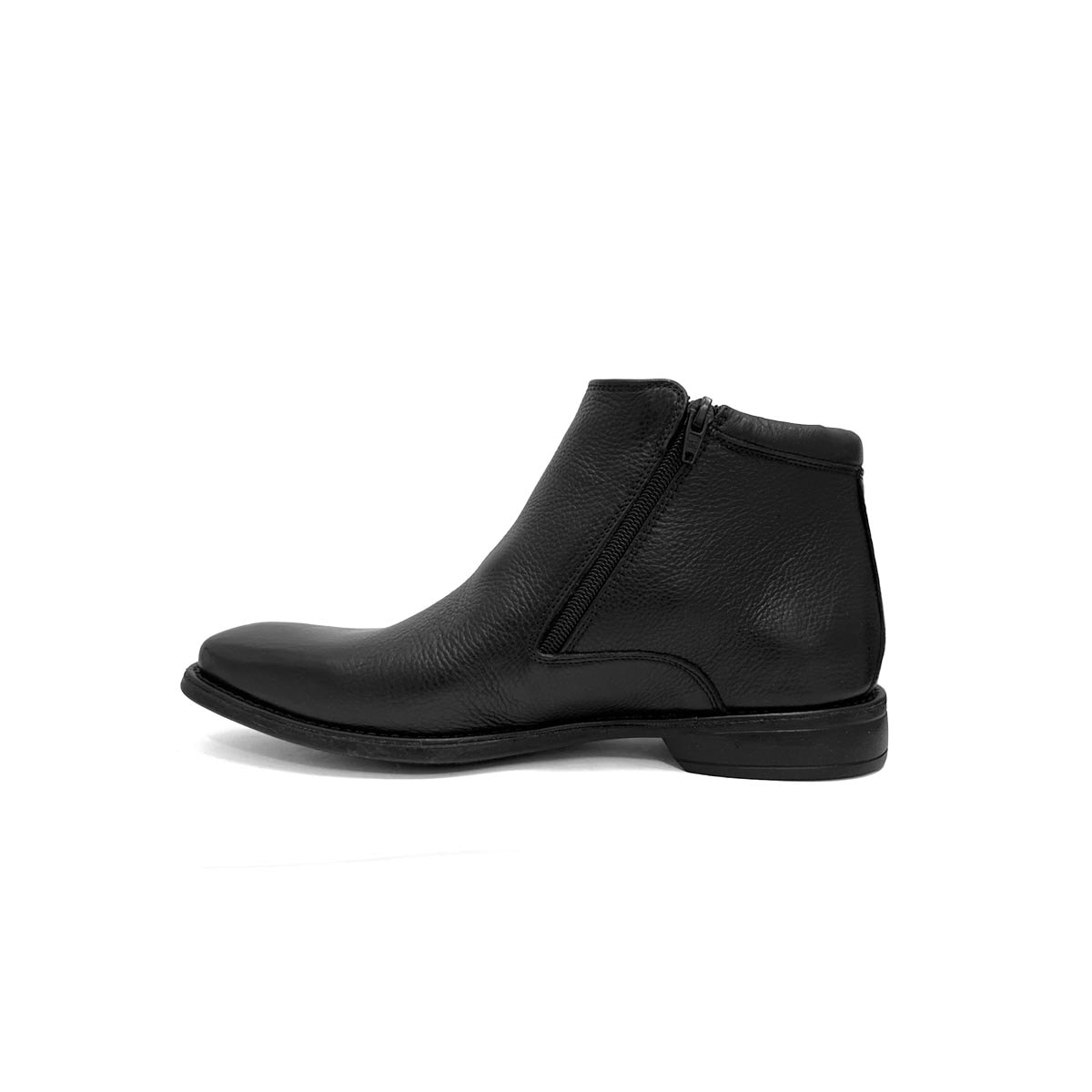 Bota Anatomic Gel Conforto Em Couro 9209 Preto