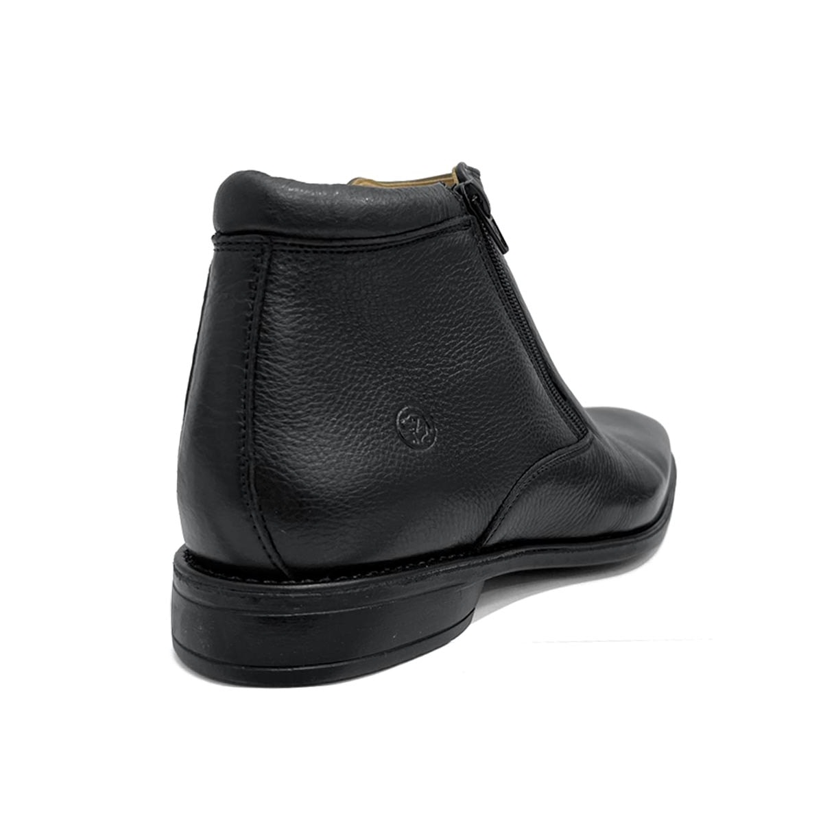 Bota Anatomic Gel Conforto Em Couro 9209 Preto