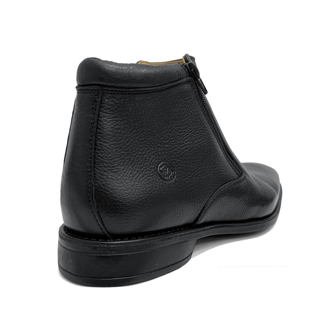 Bota Anatomic Gel Conforto Em Couro 9209 Preto Bota Anatomic Gel Conforto Em Couro 9209 Preto