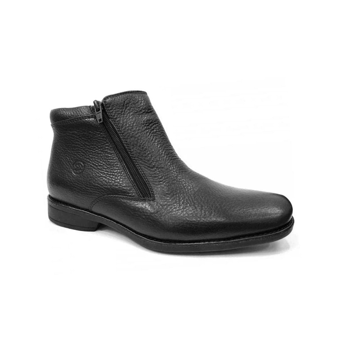 Bota Anatomic Gel Conforto Em Couro 9209 Preto Bota Anatomic Gel Conforto Em Couro 9209 Preto