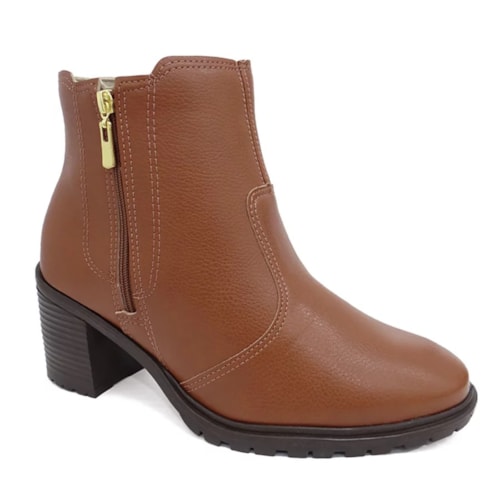 Bota Beira Rio Chelsea Cano Curto 9075.108 Caramelo