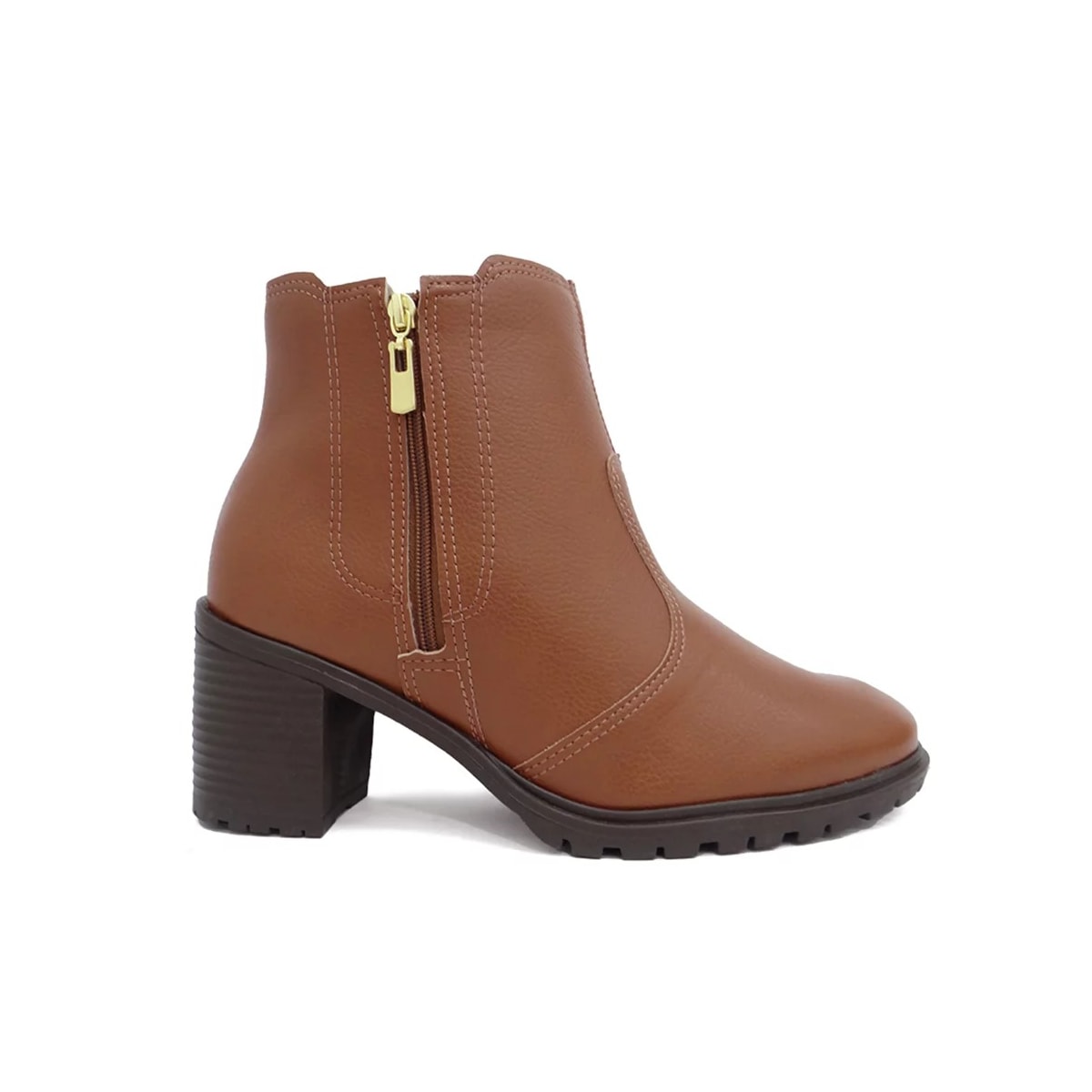 Bota Beira Rio Chelsea Cano Curto 9075.108 Caramelo Bota Beira Rio Chelsea Cano Curto 9075.108 Caramelo