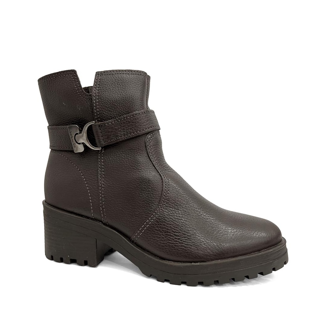 Bota Bottero Cano Curto Couro 349114 Marrom