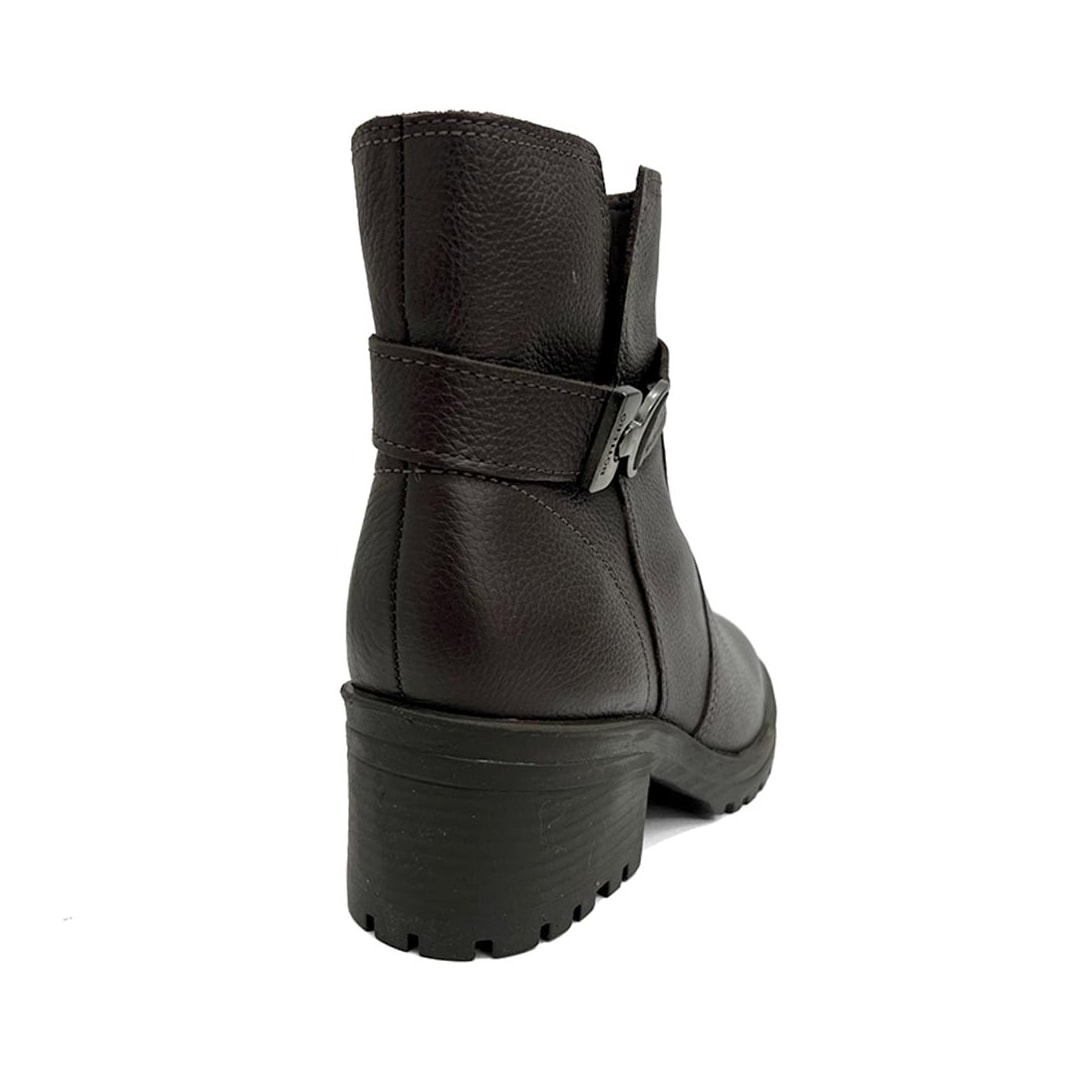 Bota Bottero Cano Curto Couro 349114 Marrom