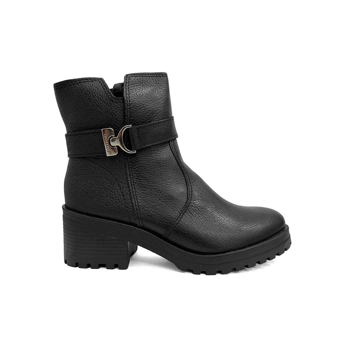 Bota Bottero Cano Curto Couro 349114 Preto Bota Bottero Cano Curto Couro 349114 Preto
