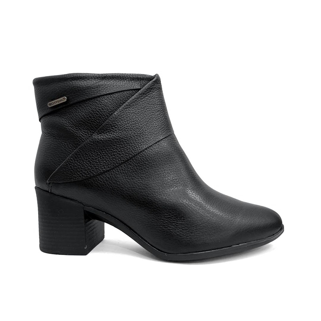Bota Bottero Cano Curto De Couro 346918 Preto Bota Bottero Cano Curto De Couro 346918 Preto