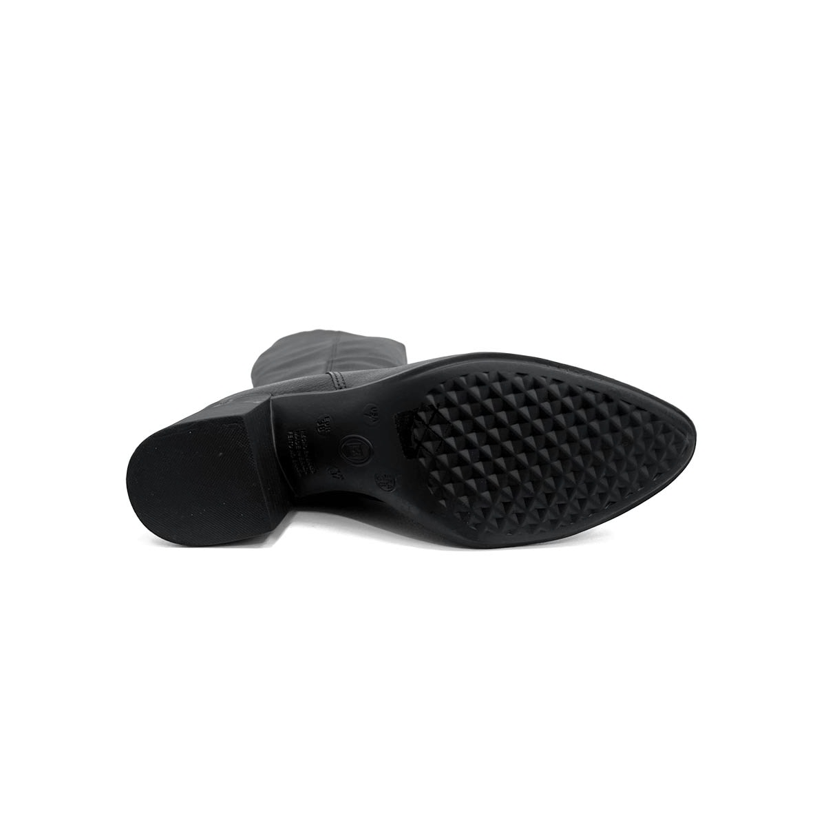 Bota Bottero Cano Longo De Couro 346903 Preto