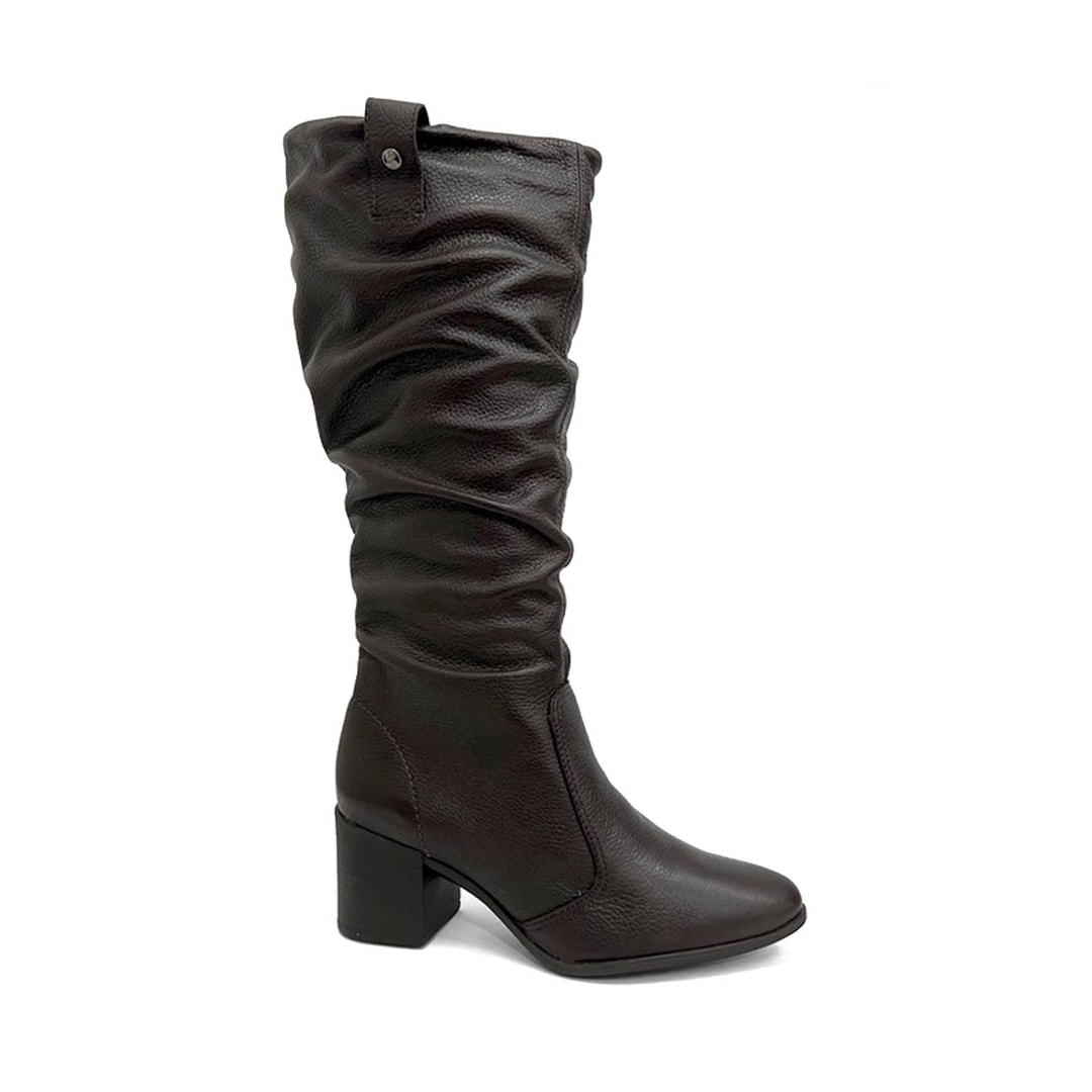 Bota Bottero Cano Longo De Couro 346920 Marrom Bota Bottero Cano Longo De Couro 346920 Marrom