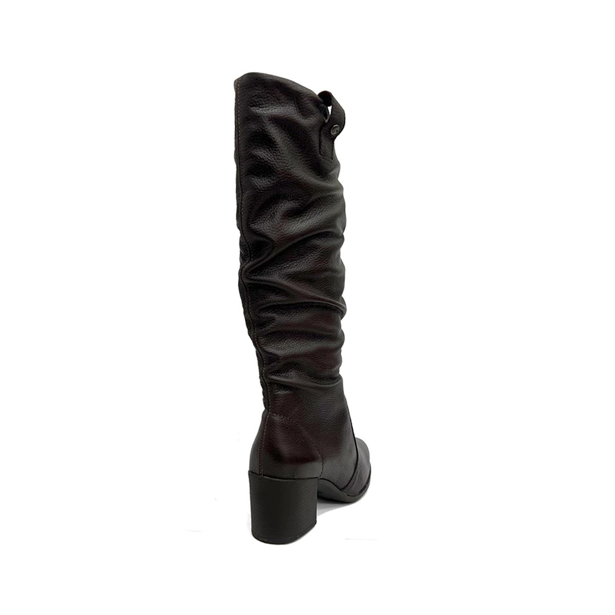 Bota Bottero Cano Longo De Couro 346920 Marrom
