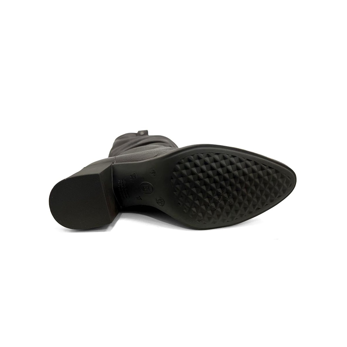 Bota Bottero Cano Longo De Couro 346920 Marrom