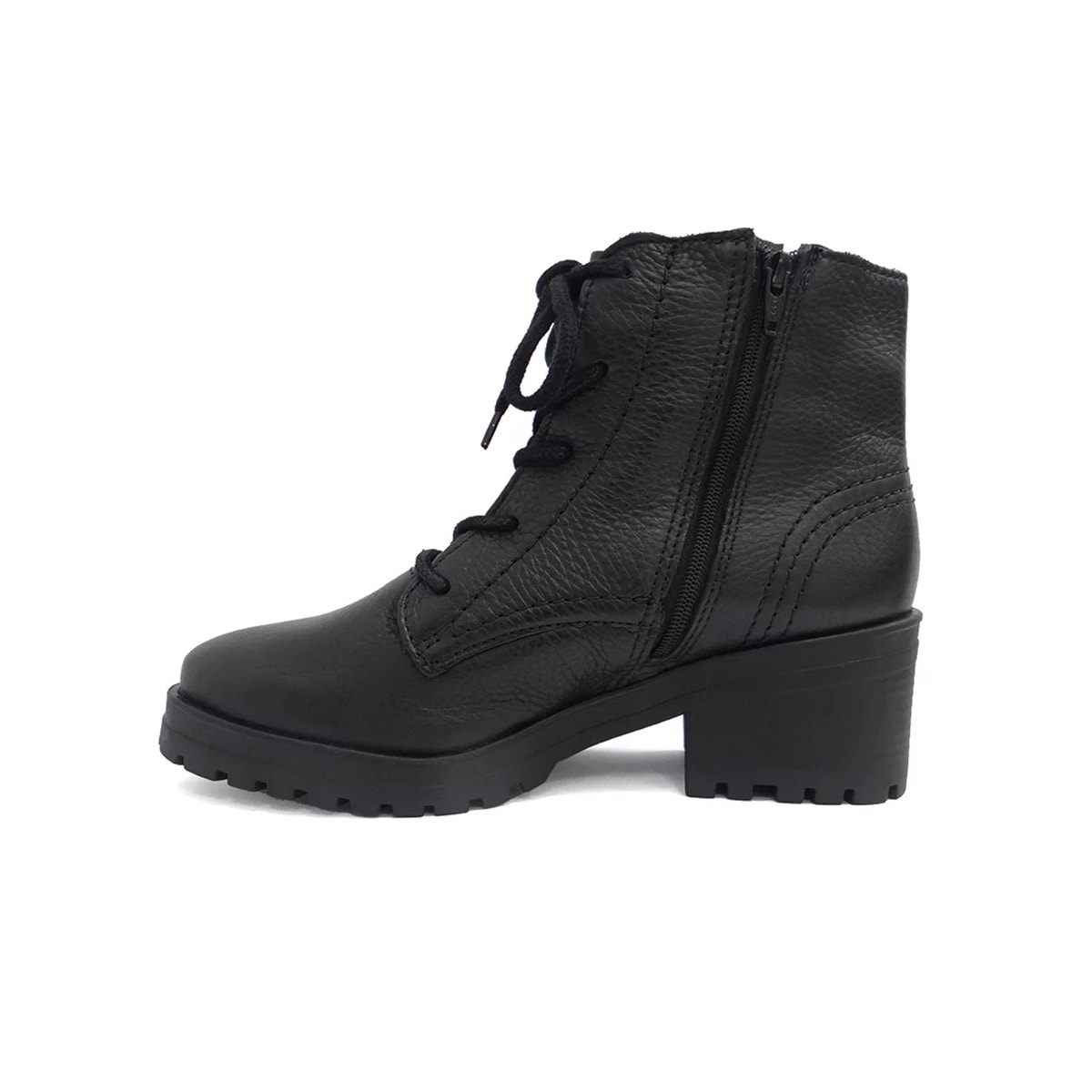 Bota Bottero Coturno Couro Cano Curto 349101 Preto Bota Bottero Coturno Couro Cano Curto 349101 Preto