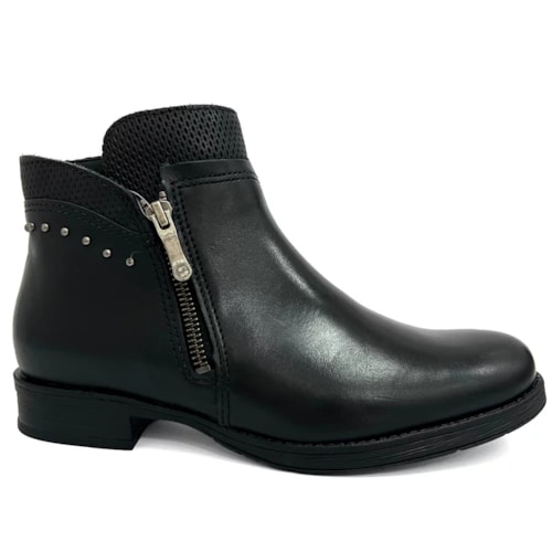 Bota Bottero Couro Cano Curto 361701 Preto