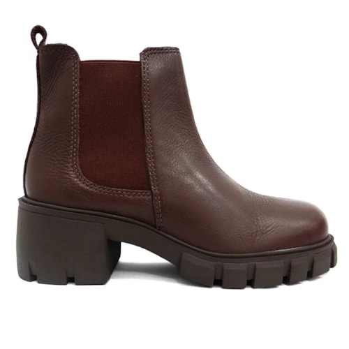 Bota Bottero Couro Cano Curto Chelsea 361106 Wood