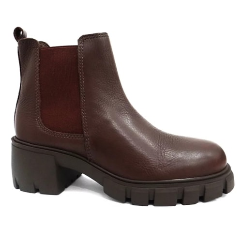 Bota Bottero Couro Cano Curto Chelsea 361106 Wood