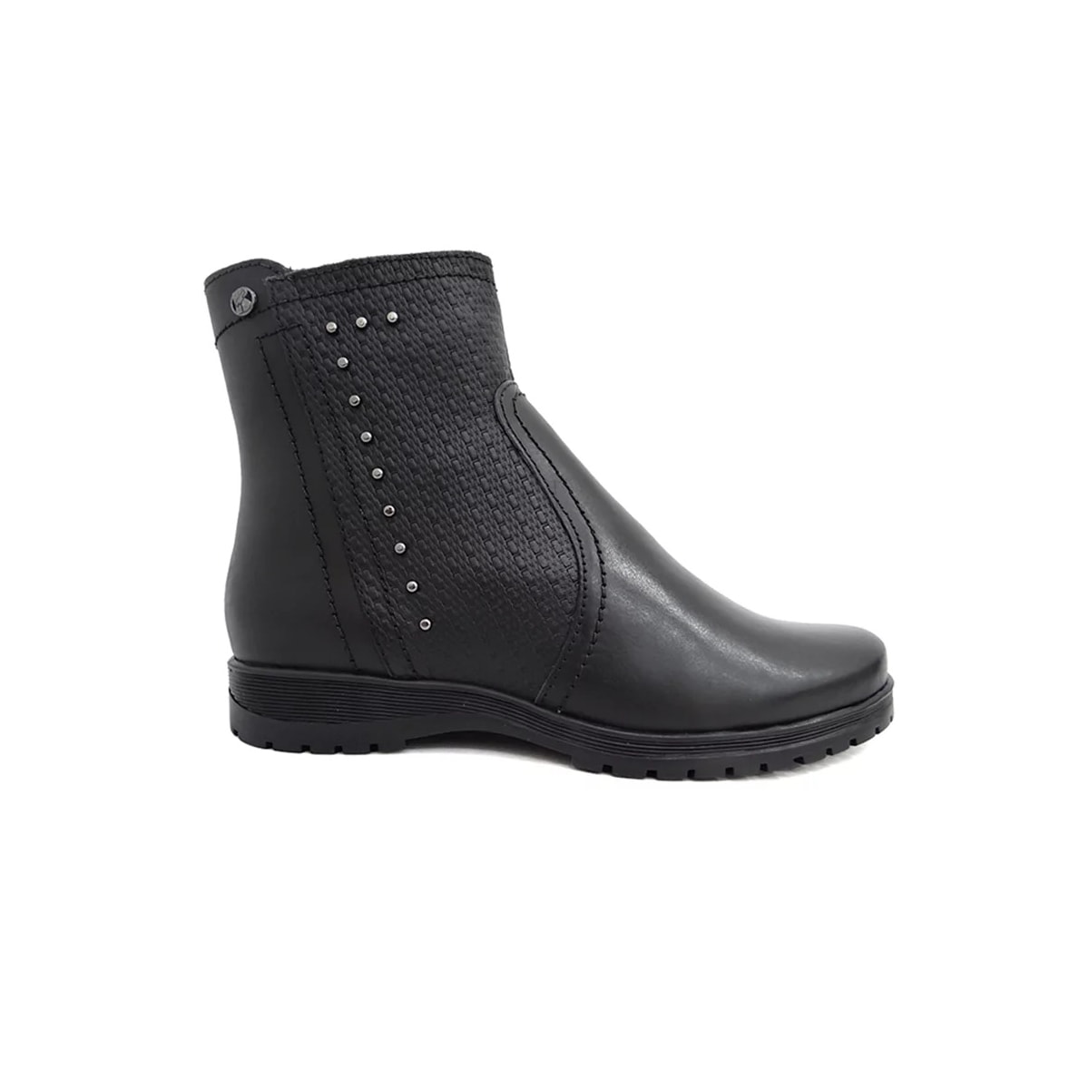 Bota Bottero De Couro Cano Curto 346702 Preto Bota Bottero De Couro Cano Curto 346702 Preto