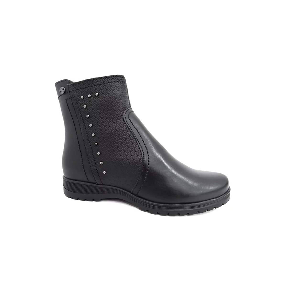 Bota Bottero De Couro Cano Curto 346702 Preto Bota Bottero De Couro Cano Curto 346702 Preto