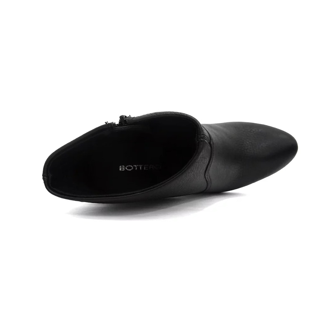 Bota Bottero De Couro Cano Curto 346901 Preto/Onix