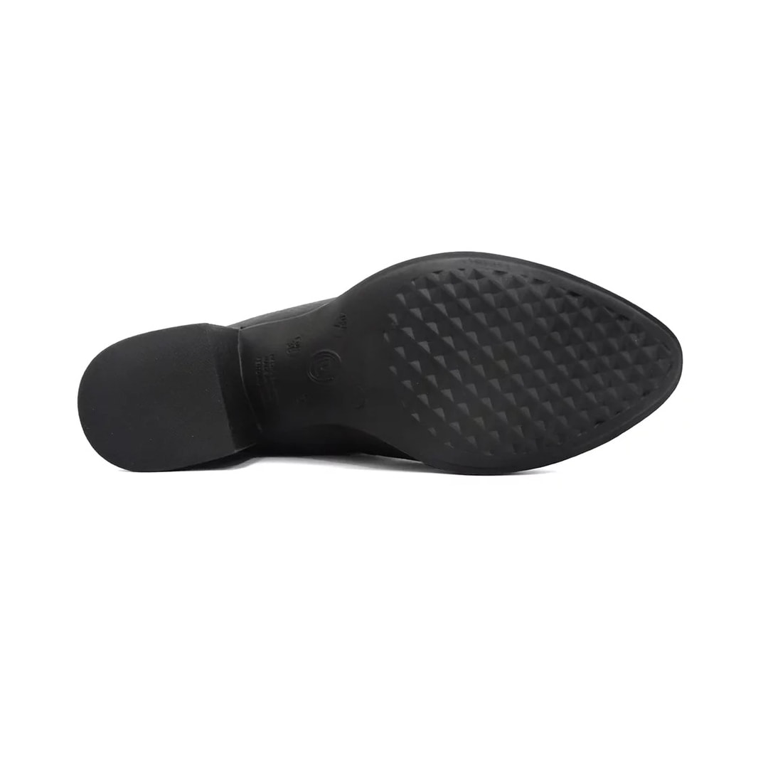 Bota Bottero De Couro Cano Curto 346901 Preto/Onix