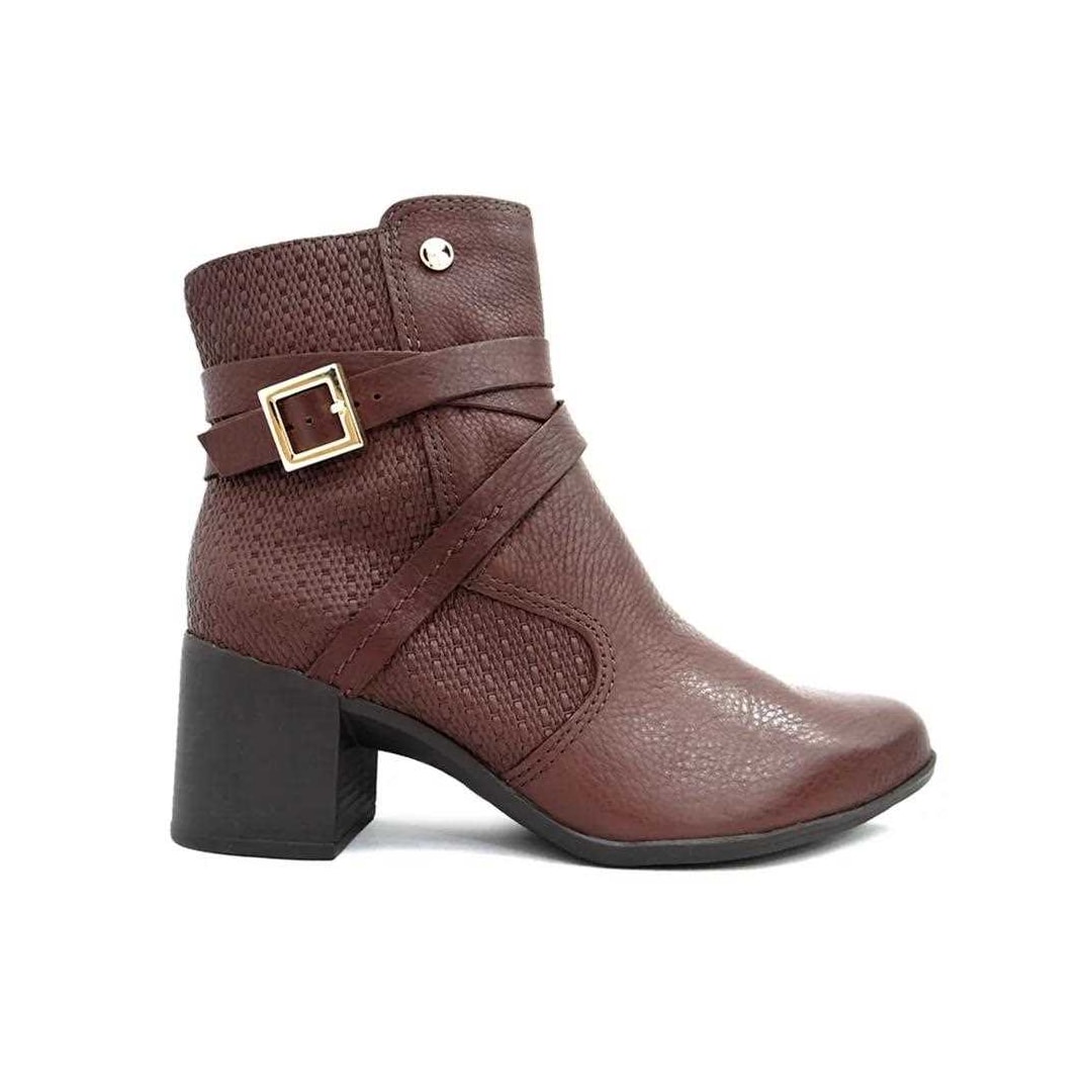 Bota Bottero De Couro Cano Curto 346904 Wood