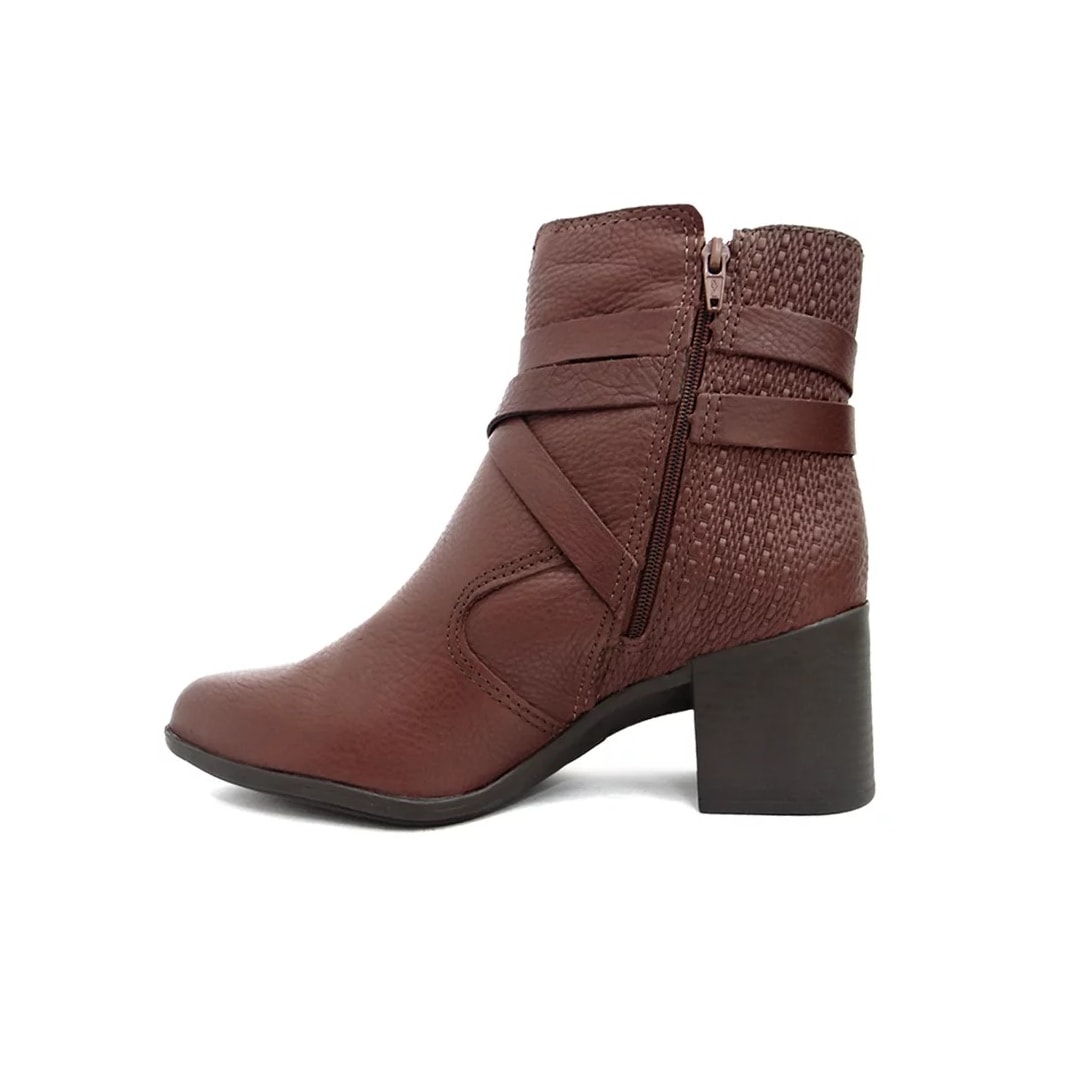 Bota Bottero De Couro Cano Curto 346904 Wood Bota Bottero De Couro Cano Curto 346904 Wood