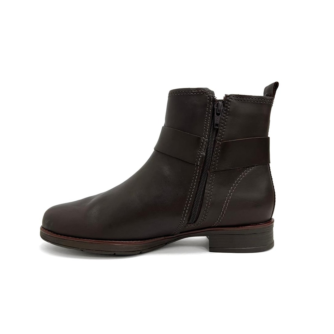 Bota Bottero Feminina Cano Curto Couro 361733 Marrom