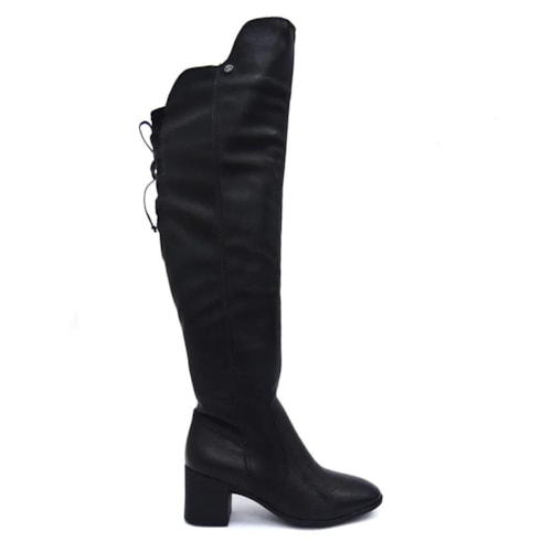 Detalhe - Bota Bottero Over The Knee Cano Alto 347805 Preto