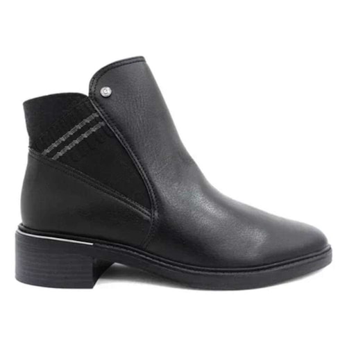 Detalhe - Bota Comfortflex Cano Baixo 23-69301 Preto