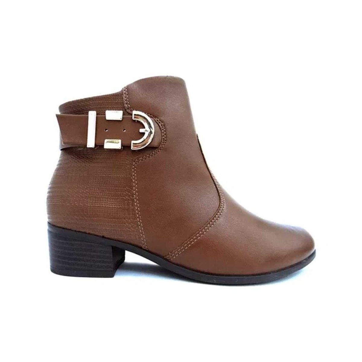 Bota Comfortflex Cano Baixo 23-86301 Marrom Cafe Bota Comfortflex Cano Baixo 23-86301 Marrom Cafe