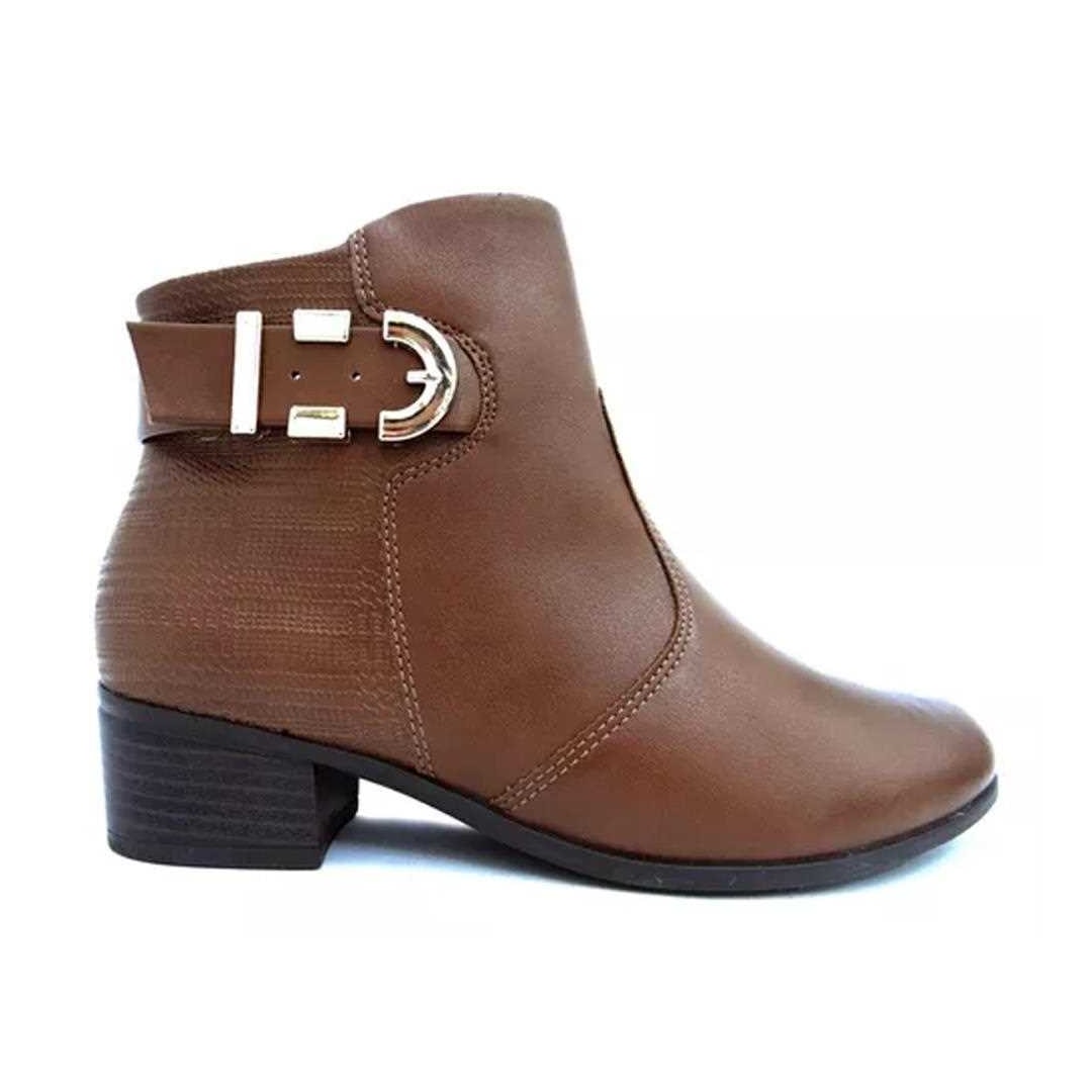 Bota Comfortflex Cano Baixo 23-86301 Marrom Cafe Bota Comfortflex Cano Baixo 23-86301 Marrom Cafe