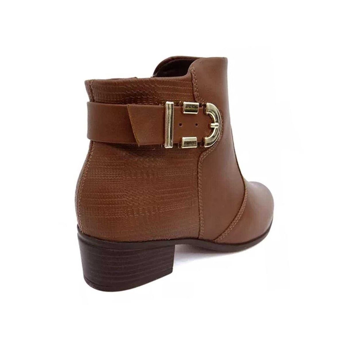 Bota Comfortflex Cano Baixo 23-86301 Marrom Cafe