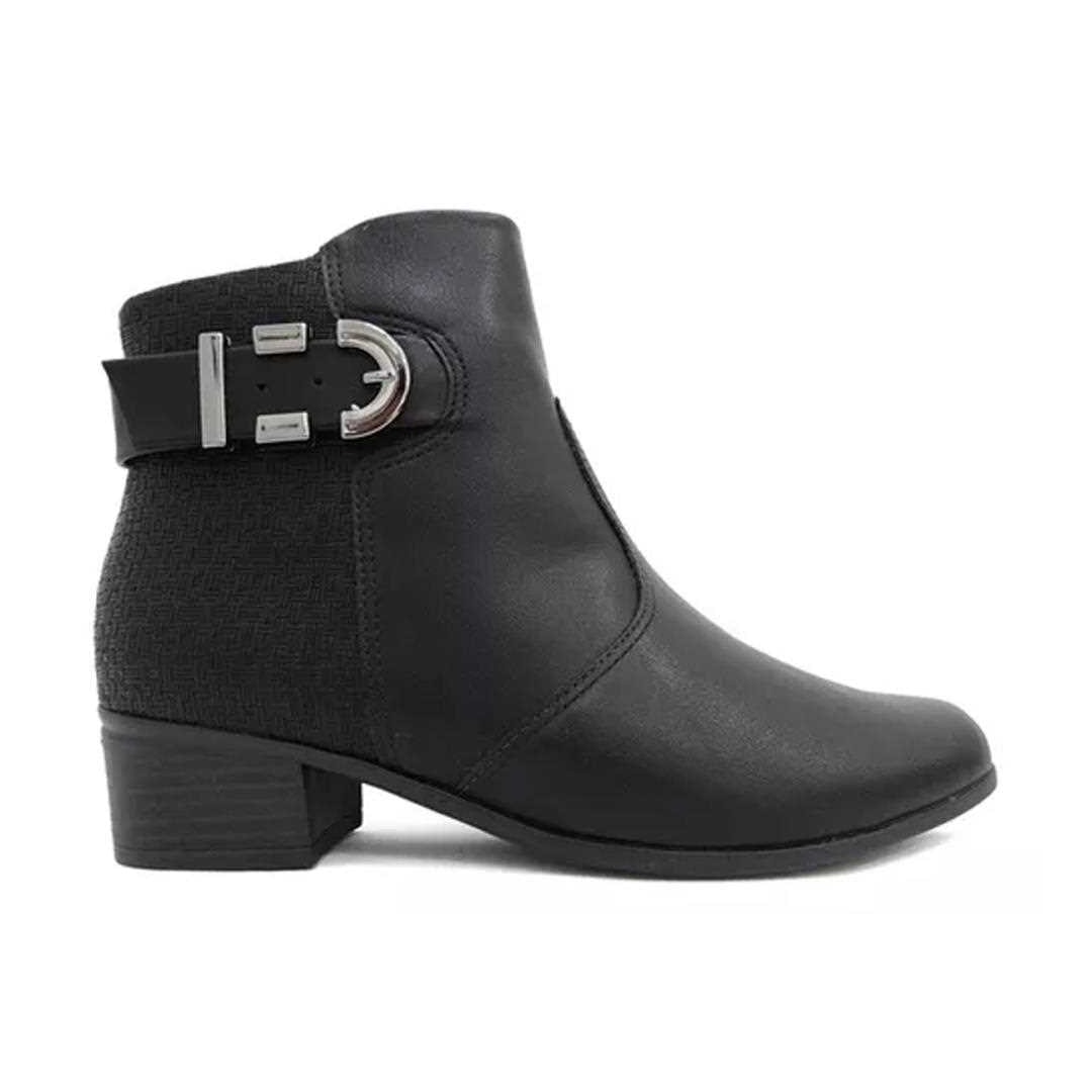 Bota Comfortflex Cano Baixo 23-86301 Preto Bota Comfortflex Cano Baixo 23-86301 Preto