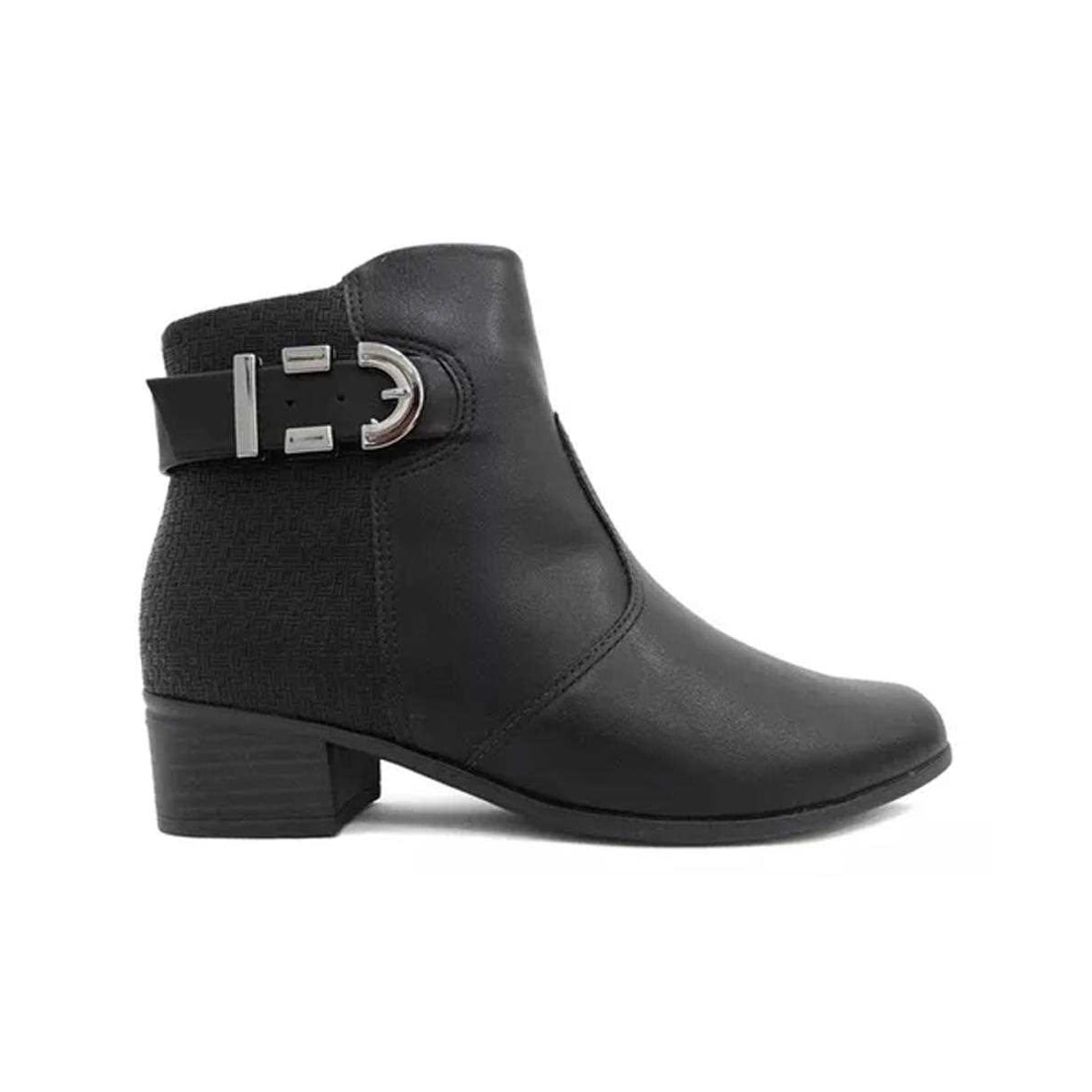 Bota Comfortflex Cano Baixo 23-86301 Preto Bota Comfortflex Cano Baixo 23-86301 Preto