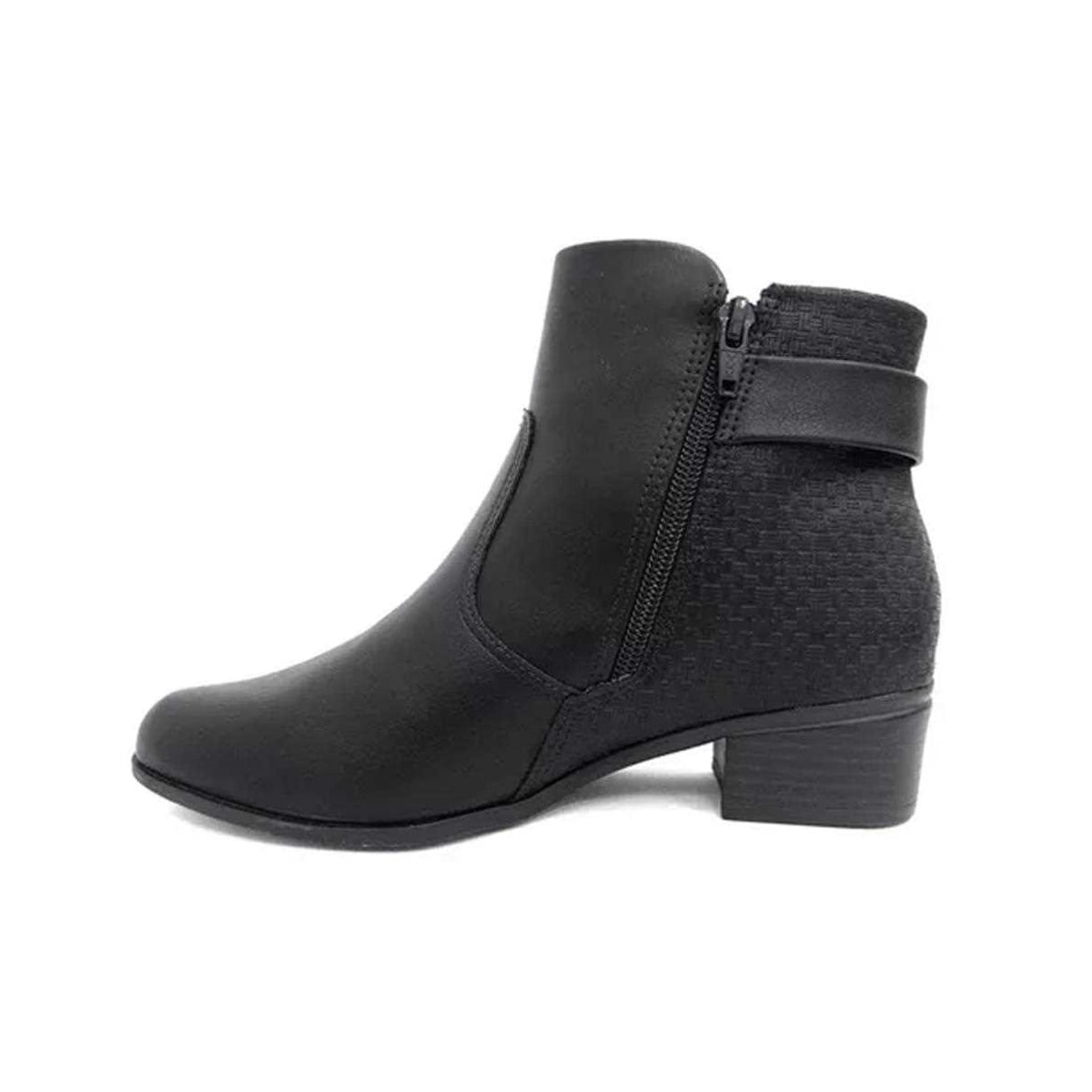 Bota Comfortflex Cano Baixo 23-86301 Preto