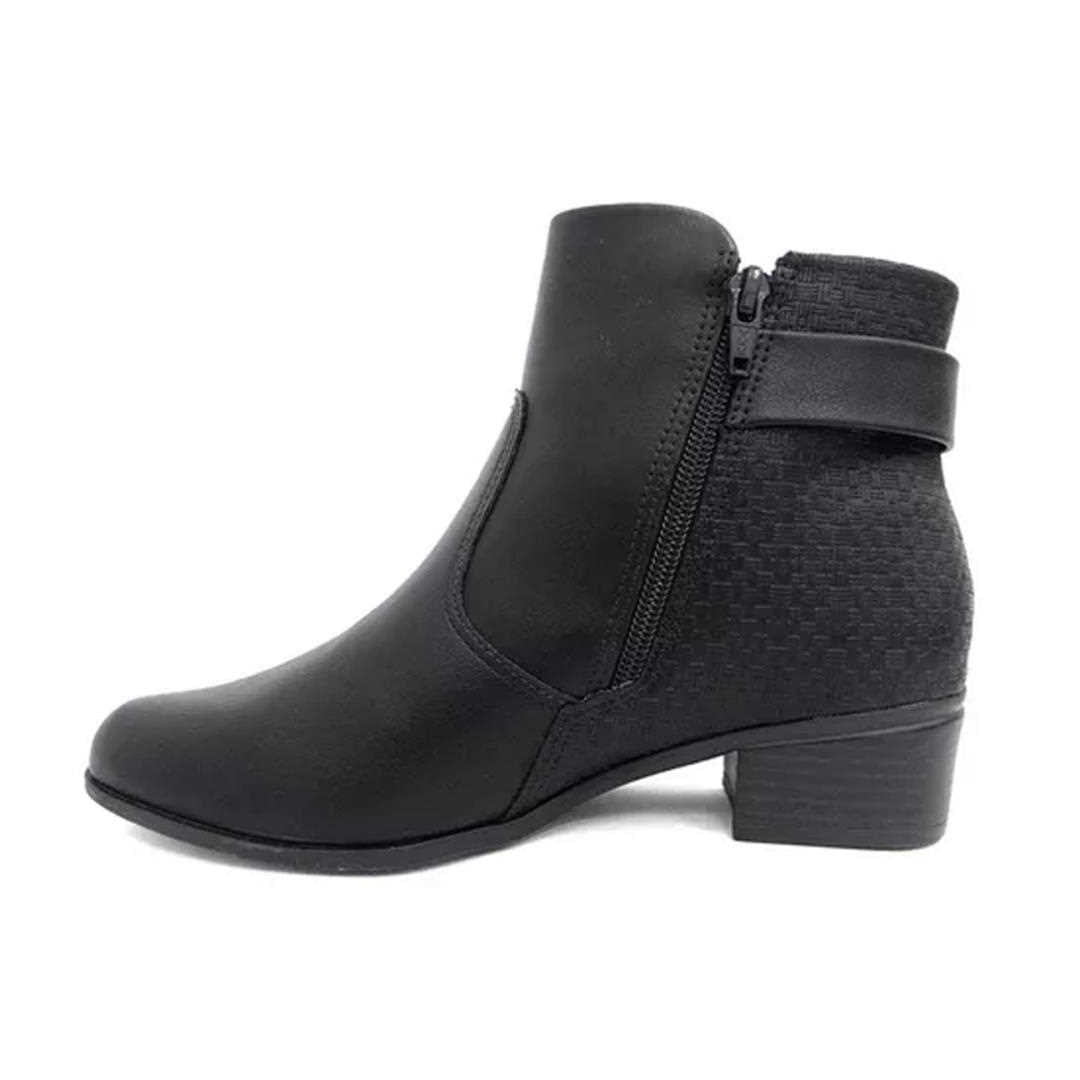 Bota Comfortflex Cano Baixo 23-86301 Preto Bota Comfortflex Cano Baixo 23-86301 Preto
