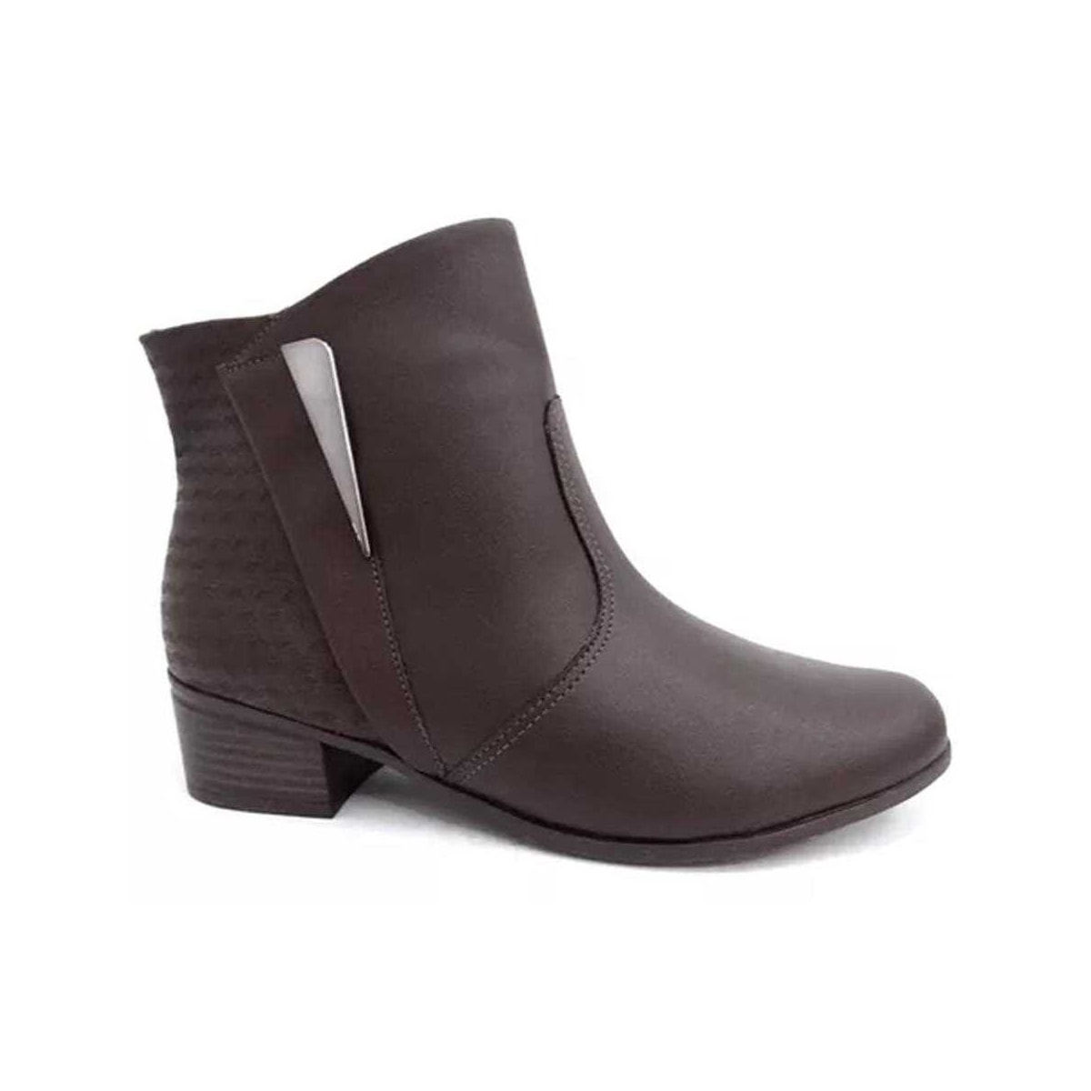 Bota Comfortflex Cano Baixo 23-86302 Marrom Cafe Bota Comfortflex Cano Baixo 23-86302 Marrom Cafe