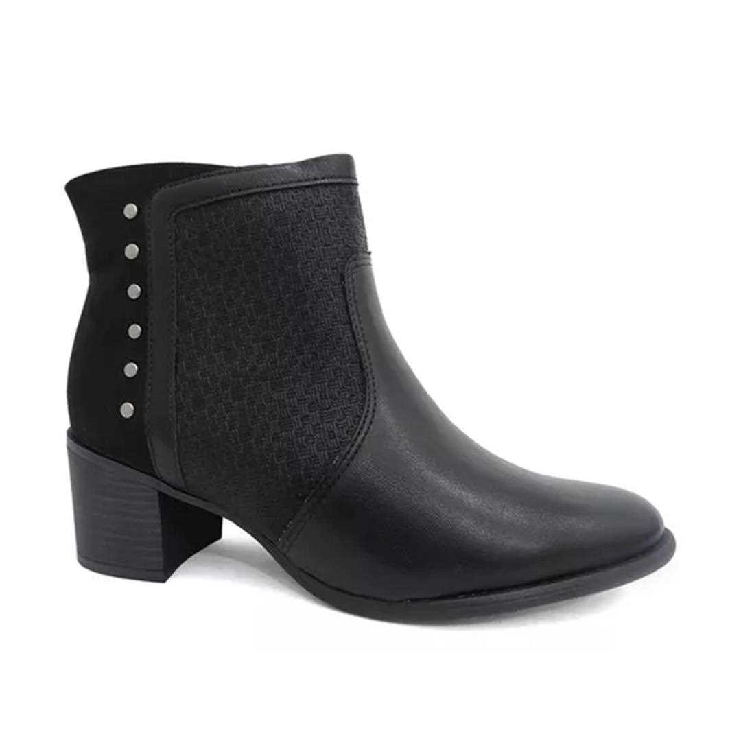 Bota Comfortflex Cano Baixo 23-92301 Preto Bota Comfortflex Cano Baixo 23-92301 Preto