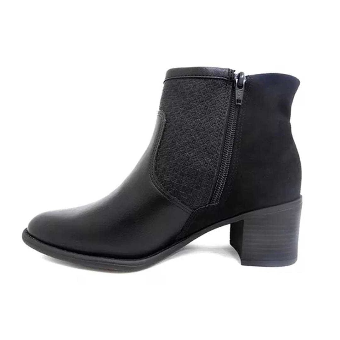 Bota Comfortflex Cano Baixo 23-92301 Preto Bota Comfortflex Cano Baixo 23-92301 Preto
