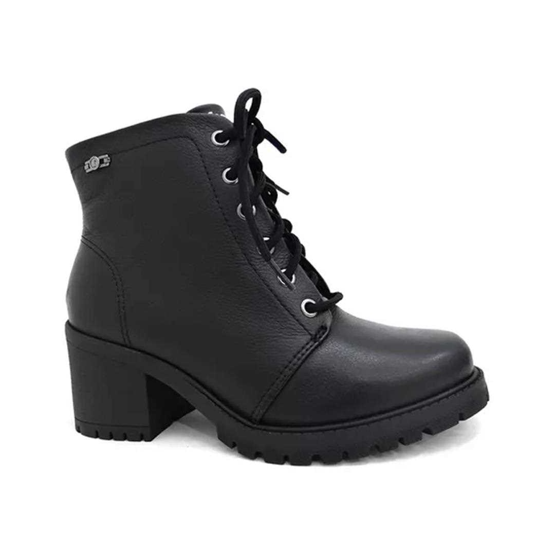 Bota Comfortflex Coturno Feminino 22-77301-2 Preto Bota Comfortflex Coturno Feminino 22-77301-2 Preto