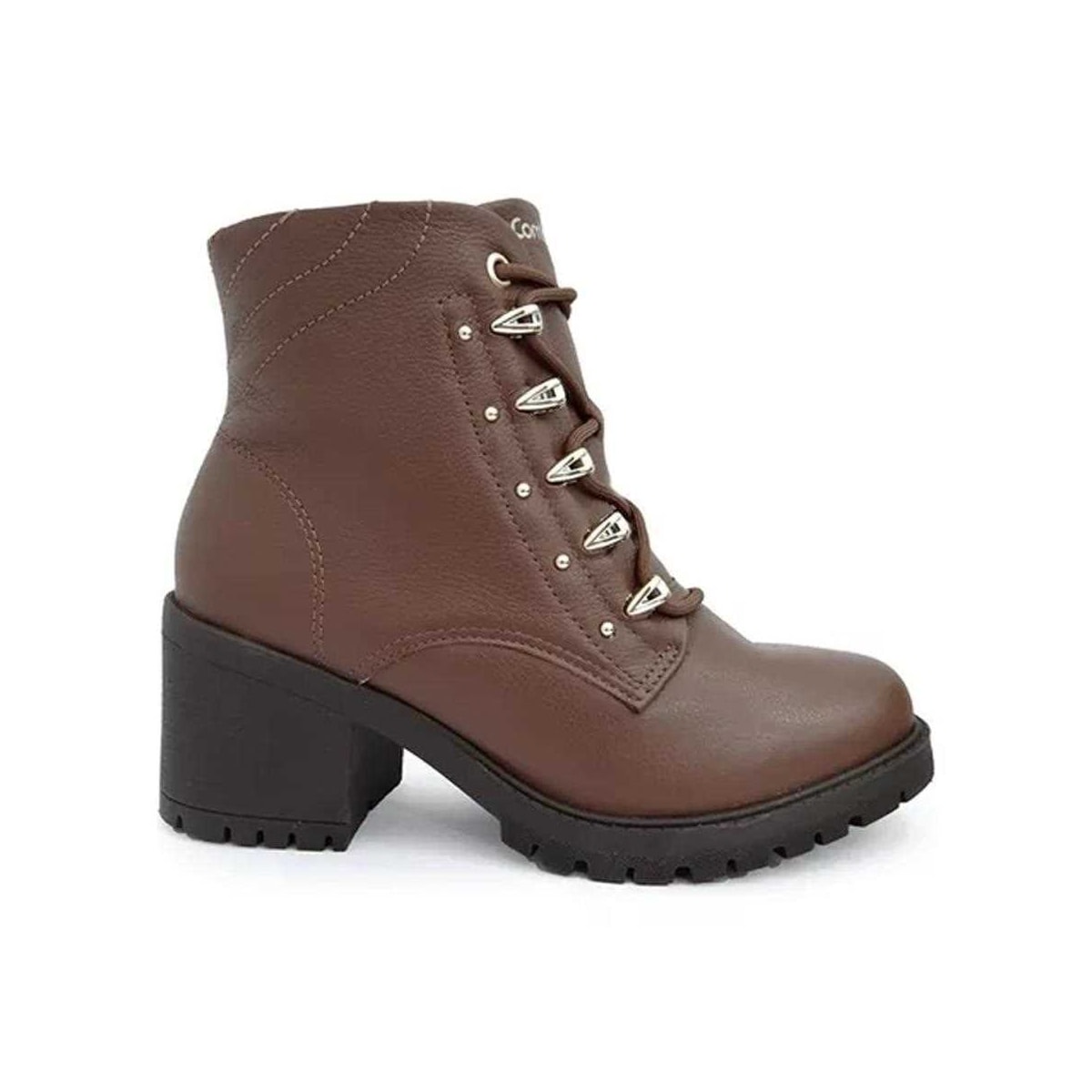 Bota Coturno Comfortflex 22-77301 Pinhao Bota Coturno Comfortflex 22-77301 Pinhao