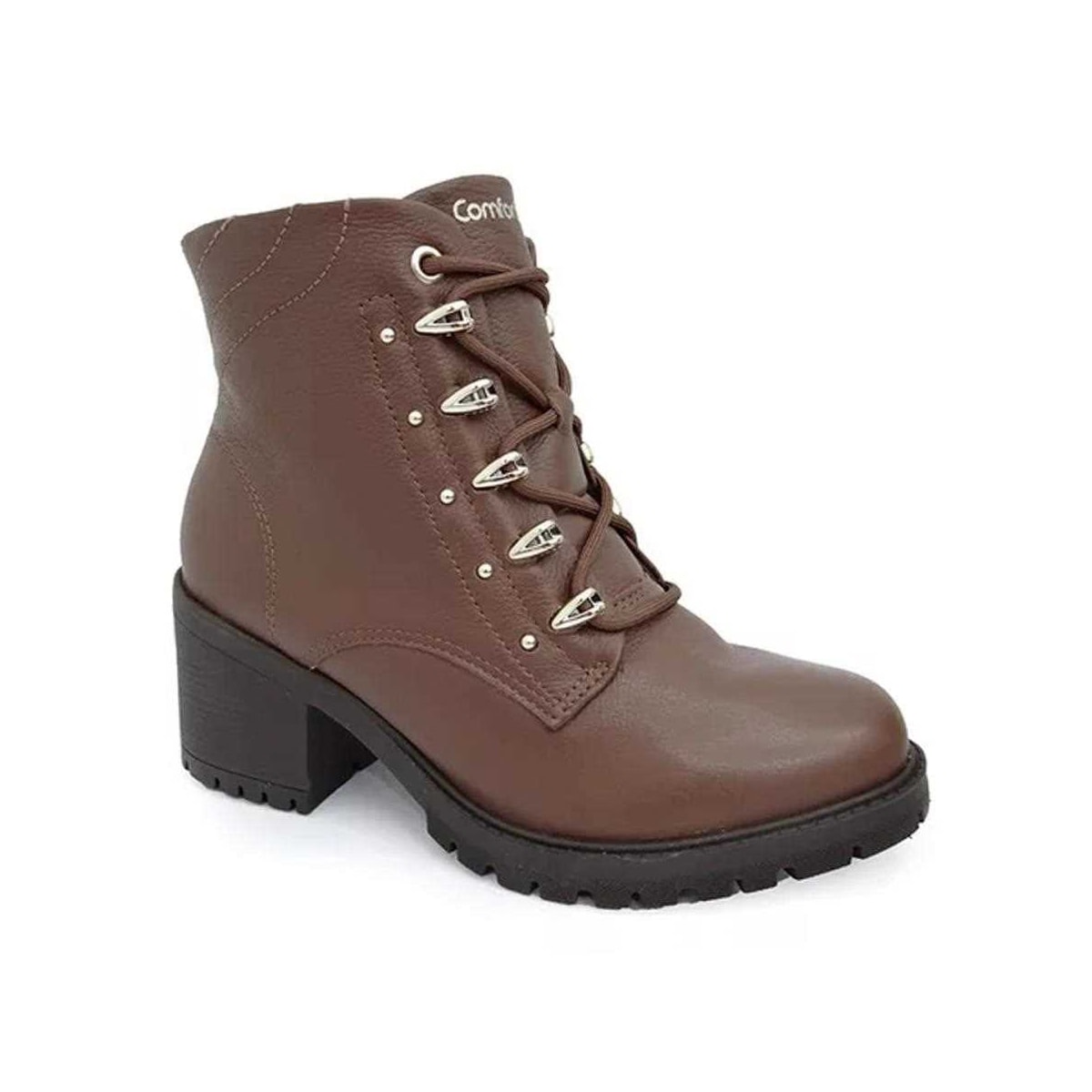 Bota Coturno Comfortflex 22-77301 Pinhao Bota Coturno Comfortflex 22-77301 Pinhao