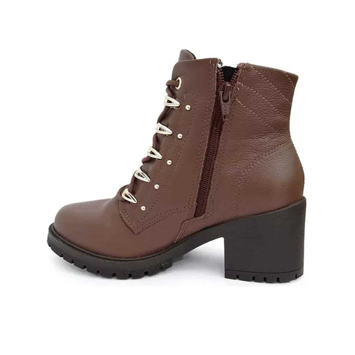 Bota Coturno Comfortflex 22-77301 Pinhao Bota Coturno Comfortflex 22-77301 Pinhao