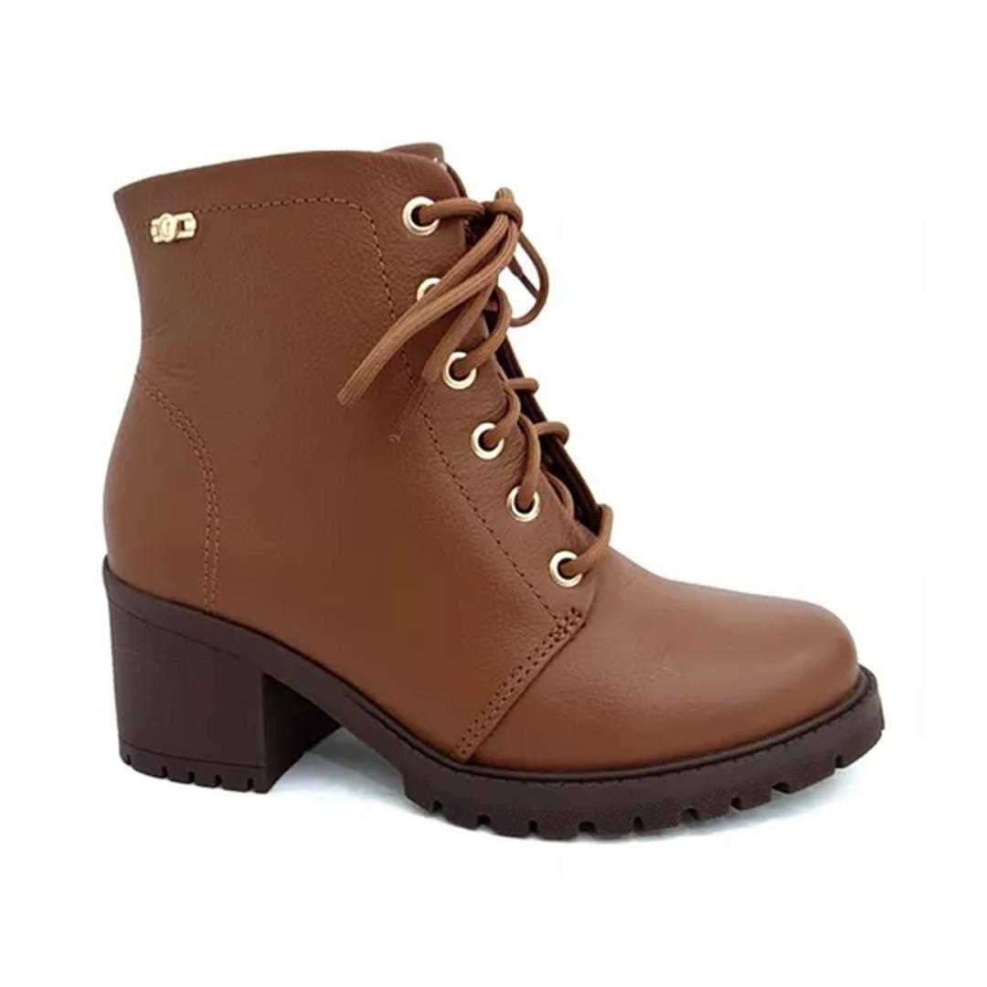 Bota Coturno Comfortflex 22-77301 Whisky