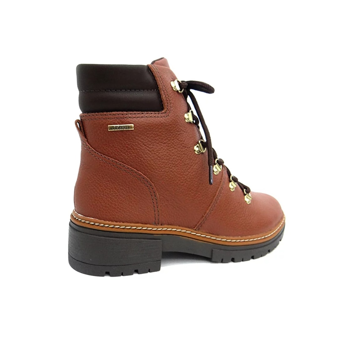 Bota Coturno Dakota De Couro Feminino G5922 Conhaque Bota Coturno Dakota De Couro Feminino G5922 Conhaque