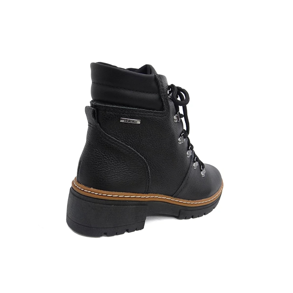 Bota Coturno Dakota De Couro Feminino G5922 Preto Bota Coturno Dakota De Couro Feminino G5922 Preto