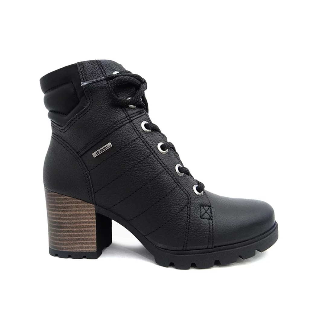 Bota Coturno Dakota Salto Bloco Feminino G4564 Preto Bota Coturno Dakota Salto Bloco Feminino G4564 Preto