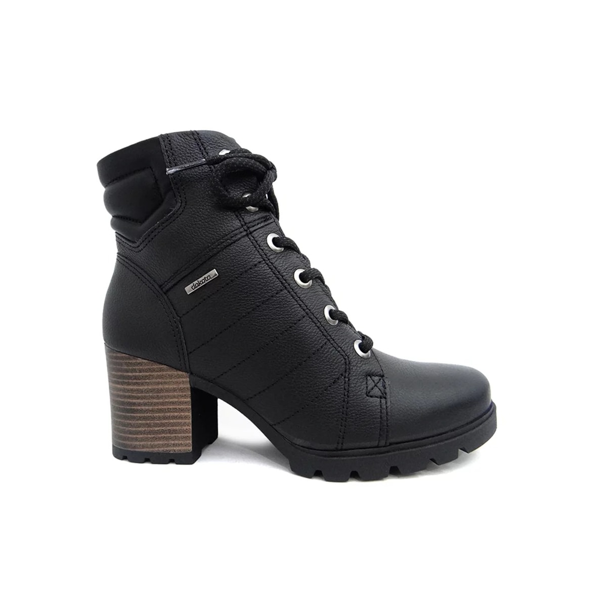 Bota Coturno Dakota Salto Bloco Feminino G4564 Preto Bota Coturno Dakota Salto Bloco Feminino G4564 Preto