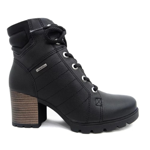 Detalhe - Bota Coturno Dakota Salto Bloco Feminino G4564 Preto