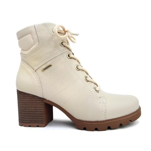 Detalhe - Bota Coturno Dakota Salto Bloco Feminino G4564 Tule