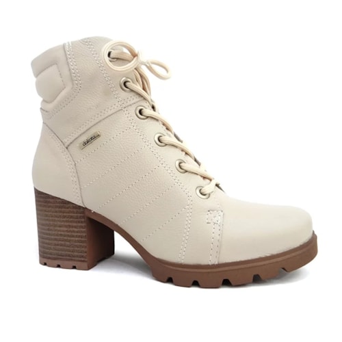 Detalhe - Bota Coturno Dakota Salto Bloco Feminino G4564 Tule
