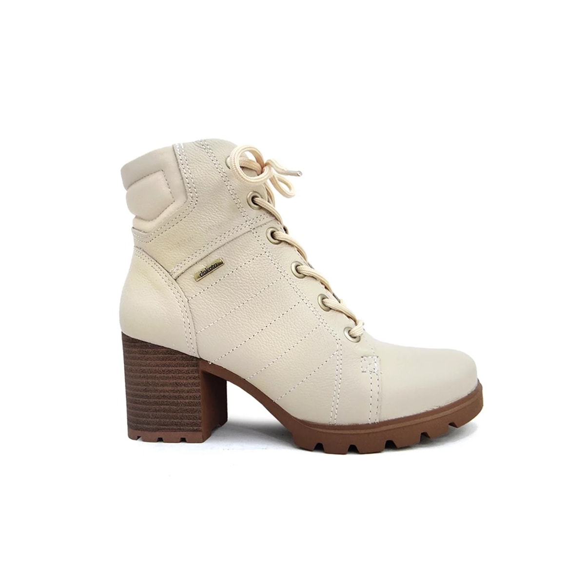Bota Coturno Dakota Salto Bloco Feminino G4564 Tule